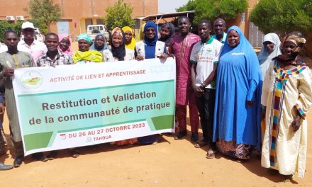 L’atelier de restitution et de validation des activités de la communauté de pratique